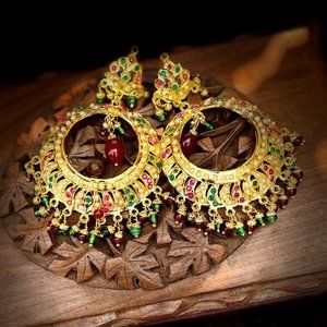Preet, The Gold Plated Chandbalis